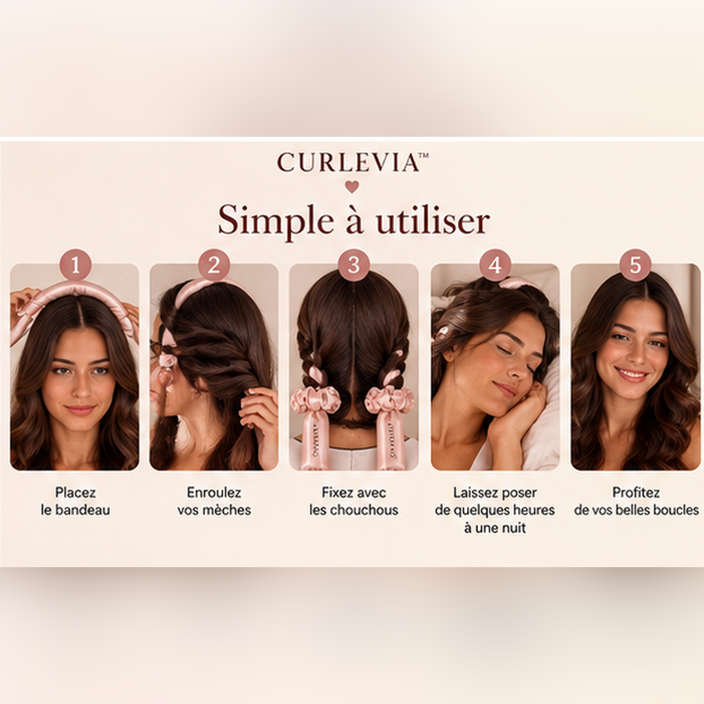 Étapes pour faire des boucles sans chaleur avec un boucleur