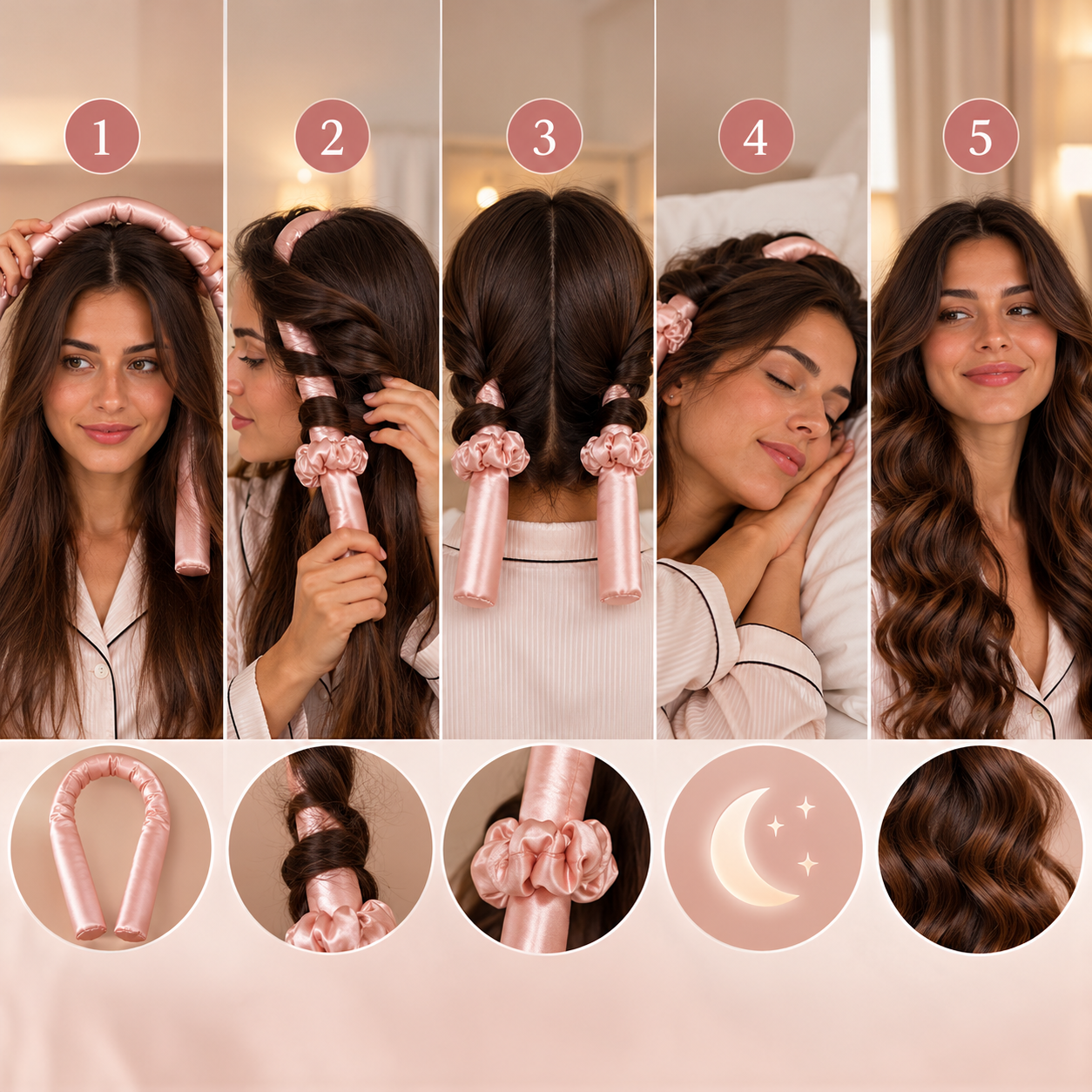 CURLEVIA™ – Kit Boucleur Sans Chaleur
