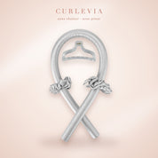 Kit boucleur sans chaleur Curlevia gris argenté avec pince