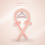 Kit boucleur sans chaleur Curlevia rose orangé avec pince